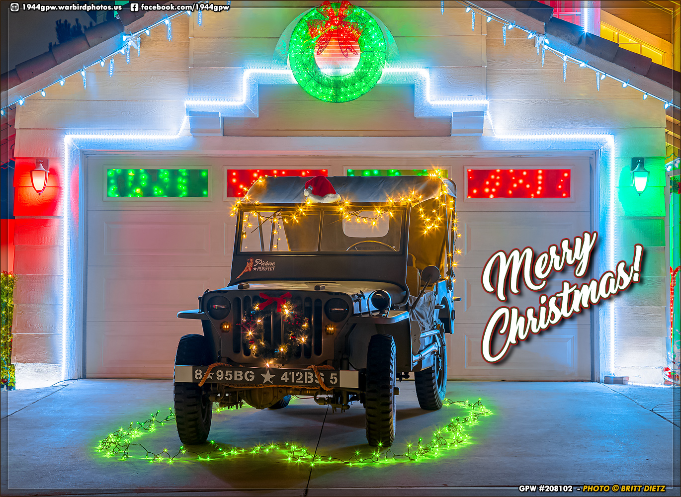 Merry Christmas 2021 from GPW Jeep #208102!