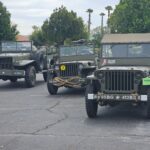 Two WWII Jeeps and a Dodge WC at the Corona 4th of July Parade 2026